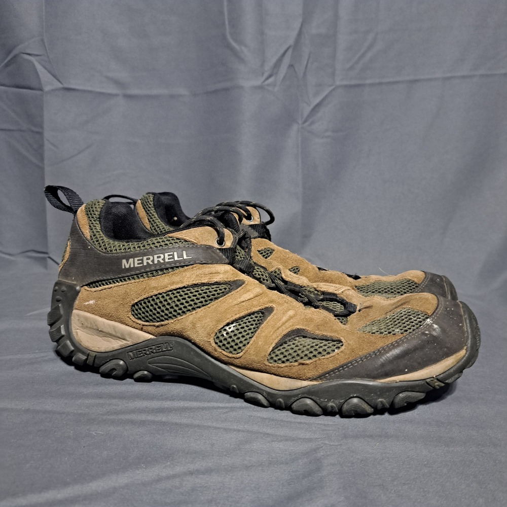 Merrell‎ Men's 13 Yokota 2 Hiking Sneaker Shoe Brown Black Outdoor